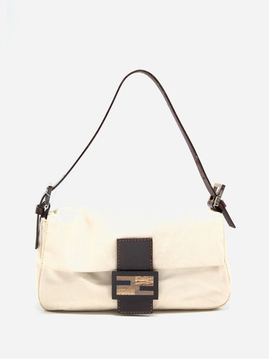 Fendi Canvas  Baguette