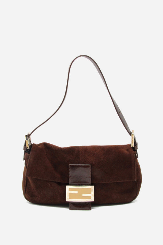 Fendi Suede Baguette